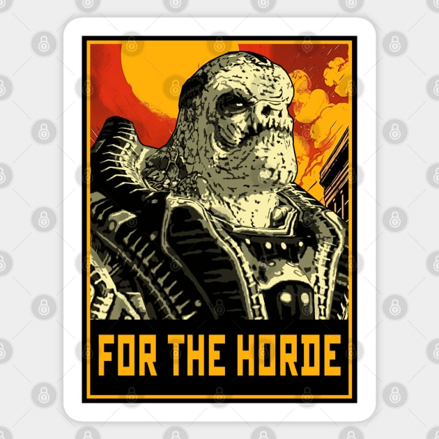 For The Horde! Sticker by Rickster07